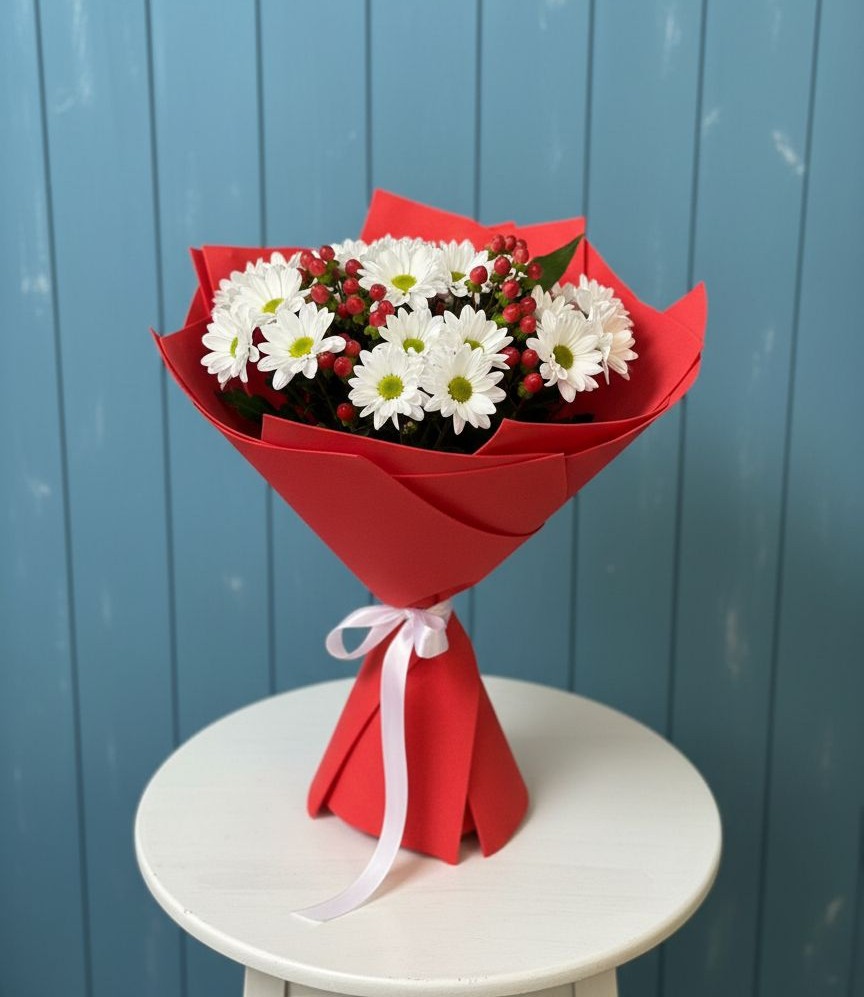 Букет цветов из: Хризантемы в Андрее-Кургане