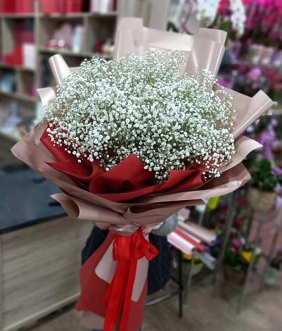 Букет цветов из: Гипсофила в Андрее-Кургане