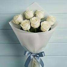 Букет 7 Белых роз Эдлесс Лав #REPLACE_PRED# Андрее-Кургане