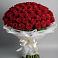 Букет 101 Красная роза Блэк Мэджик в Андрее-Кургане