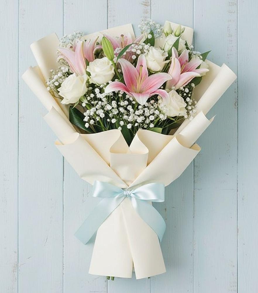 Букет цветов из: Лилии в Андрее-Кургане