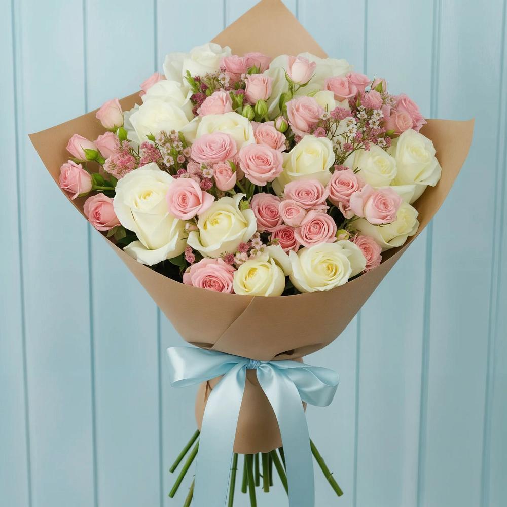 Букет цветов из: Розы в Андрее-Кургане