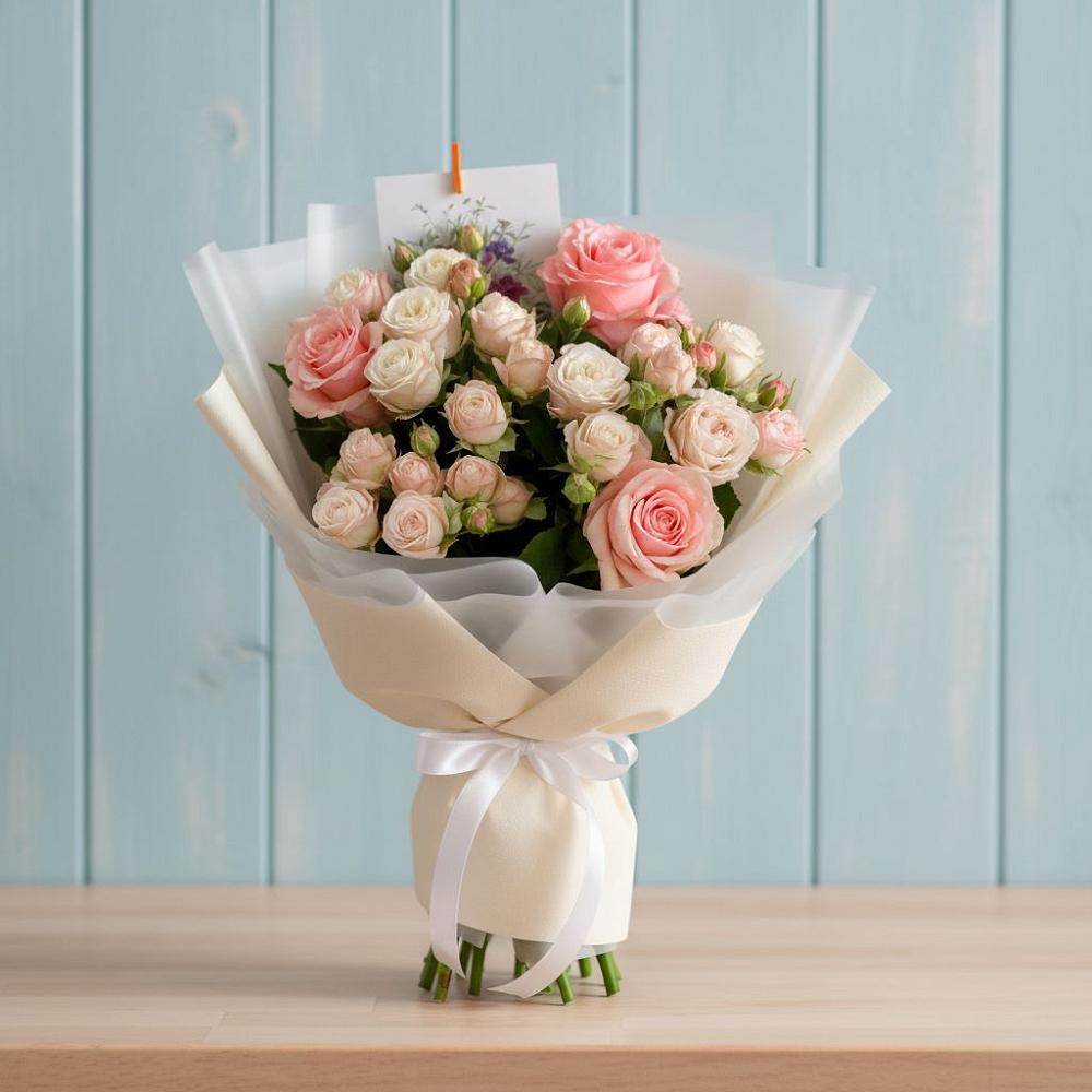 Букет цветов из: Розы в Андрее-Кургане