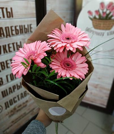 Букет цветов из: Герберы в Андрее-Кургане