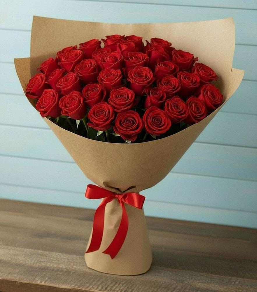 Букет Красные розы Милано в Андрее-Кургане