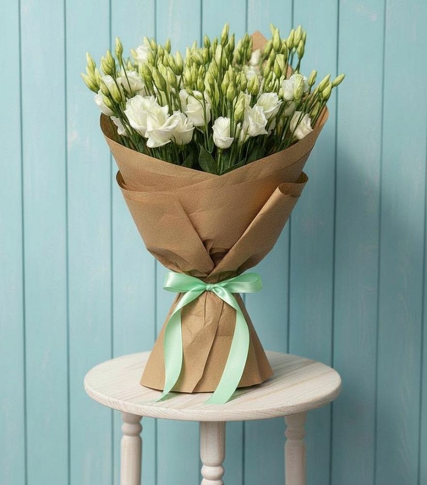 Букет цветов из: Лизиантусы в Андрее-Кургане