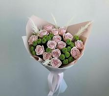 Букет цветов из:  Розы и Хризантемы в Андрее-Кургане