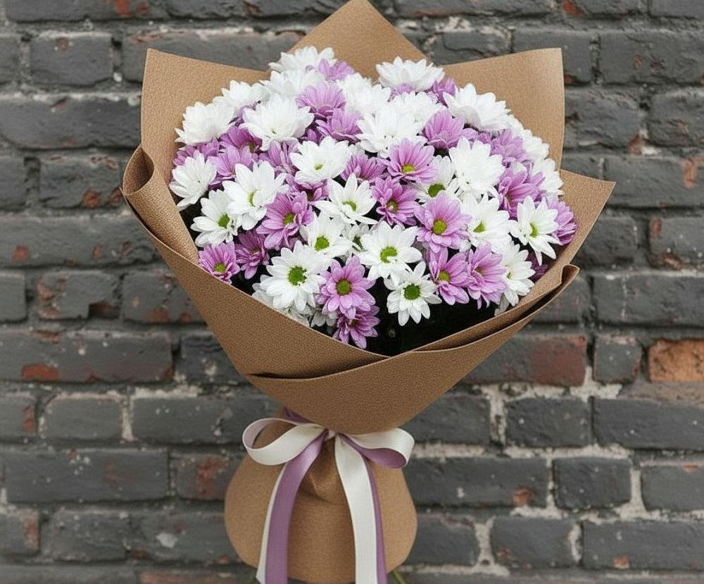 Букет цветов из: Хризантемы в Андрее-Кургане