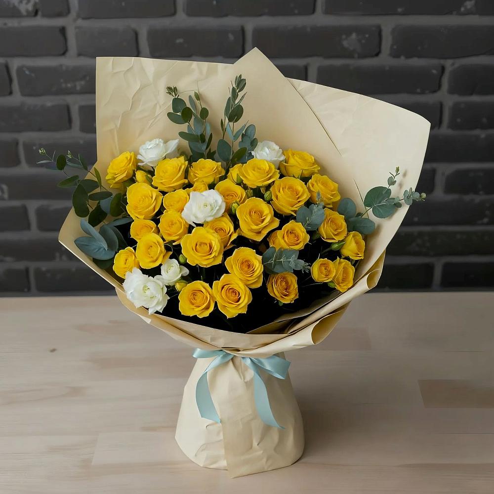 Букет цветов из: Розы в Андрее-Кургане