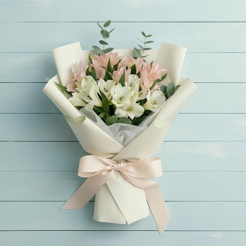 Букет цветов из: Альстромерии в Андрее-Кургане