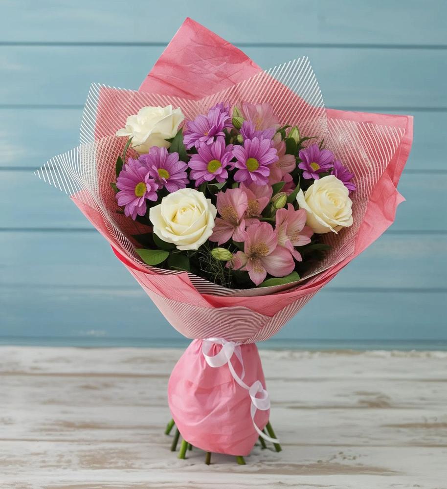 Букет цветов из: Герберы в Андрее-Кургане