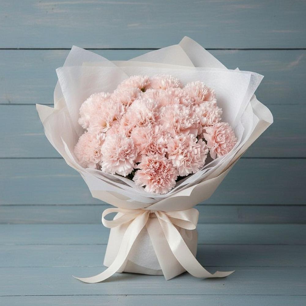 Букет цветов из: Гвоздики в Андрее-Кургане