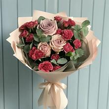Букет цветов из:  Гвоздики и Розы #REPLACE_PRED# Андрее-Кургане