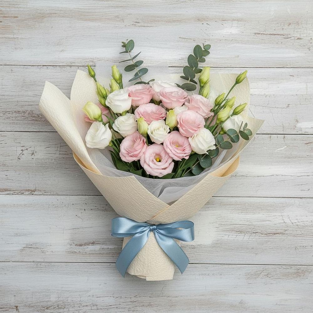 Букет цветов из: Лизиантусы в Андрее-Кургане